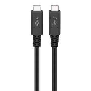 Goobay 60200 USB-C™-Kabel USB4™ Generation 3x2, 1 m