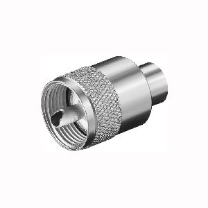 Goobay 11321 UHF-Stecker für Kabel von max. 6 mm Ø Durchmesser: 6 mm