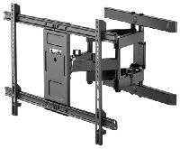 Goobay 49932 Pro TV-Wandhalterung Pro FULLMOTION (L), Schwarz - für Fernseher von 37'' bis 70'' (94-178 cm) , vollbeweglich (schwenkbar und neigbar) bis 60kg