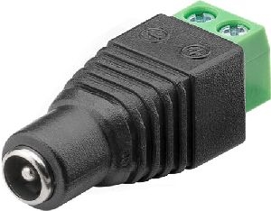 Goobay 76743 Terminal Block 2-pin > DC-Buchse (5,50 x 2,10 mm) VPE Bulk Mindestbestellmenge 10