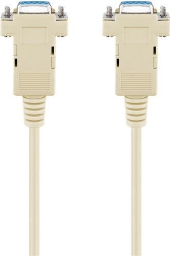 Goobay 50547 D-SUB 9 pin Anschlusskabel, Buchse/Buchse, seriell 1:1 VPE Cable Tag Mindestbestellmenge 1