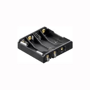 Goobay 11989 4x AAA (Micro) Batteriehalter VPE Bulk Mindestbestellmenge 50