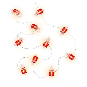 Goobay 60249 10er LED-Fotoclips-Lichterkette "Geschenk" :