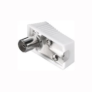 Goobay 11505 Koax-Winkelkupplung mit Schraubbefestigung VPE Bulk Mindestbestellmenge 10