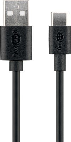 Goobay 59118 USB-C™ Lade- und Synchronisationskabel VPE Retail Polybag Mindestbestellmenge 1