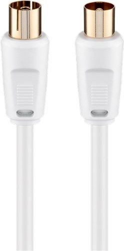 Goobay 67282 Antennenkabel (80 dB), doppelt geschirmt VPE Bulk Mindestbestellmenge 1