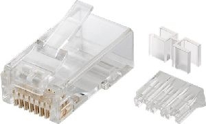 Goobay 72501 RJ45 Stecker, CAT 6A UTP ungeschirmt VPE Bulk Mindestbestellmenge 10