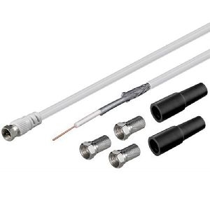 Goobay 51626 100 dB Koax-Antennenkabel-Set Kabellänge: 30 m