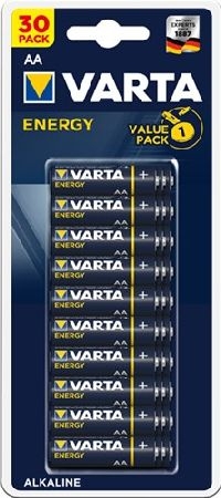 Varta 47784 Energy LR6/AA (Mignon) (4106) - Alkali-Mangan Batterie (Alkaline), 1,5 V