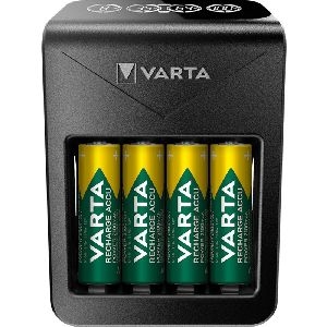 Varta 64761 LCD Plug Charger+ (Typ 57687) inkl. 4x AA 2100 mAh VPE Retail Blister Mindestbestellmenge 1