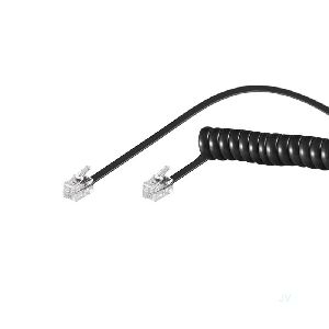 Goobay 68003 Telefonhörer-Spiralkabel VPE Bulk Mindestbestellmenge 1