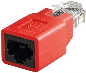 Goobay 68912 RJ45 Crossover-Modular-Adapter, CAT 5e VPE Bulk Mindestbestellmenge 1