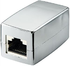 Goobay 68161 RJ45 Crossover-Modularkupplung, CAT 5e VPE Bulk Mindestbestellmenge 1