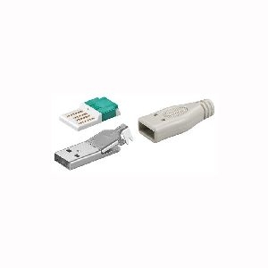 Goobay 12035 USB-A-Stecker, Klemmversion VPE Bulk Mindestbestellmenge 10