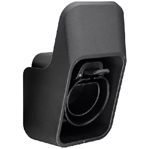 Goobay 61143 Wandhalterung mit Kabelablage für Typ-2-Ladekabel Elektrofahrzeug VPE Brown Box with Label Mindestbestellmenge 1