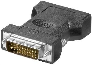 Goobay 68030 Analoger DVI-I/VGA-Adapter, vergoldet Anschluss, Typ: DVI-I-Stecker Dual-Link (24+5 pin