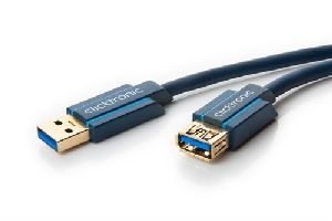Clicktronic 70119 USB-A-Verlängerungskabel VPE Retail Box Mindestbestellmenge 1
