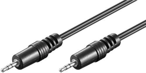 Goobay 50457 Audio Verbindungskabel AUX, 2,5 mm Stereo VPE Cable Tag Mindestbestellmenge 1