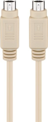 Goobay 50555 PS/2 Tastatur-/Maus-Kabel Kabellänge: 2 m