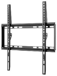 Goobay 49730 Basic TV-Wandhalterung Basic FIXED (M), Schwarz - für Fernseher von 32'' bis 55'' (81-140 cm) bis 35kg