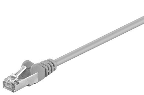 Goobay 95535 CAT 5e Patchkabel, F/UTP, grau VPE Cable Tag Mindestbestellmenge 1