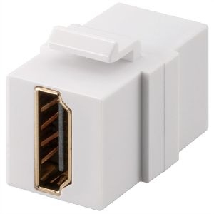 Goobay 90856 Keystone Modul mit HDMI™-Doppel-Buchse, 4K @ 60 Hz VPE Bulk Mindestbestellmenge 1