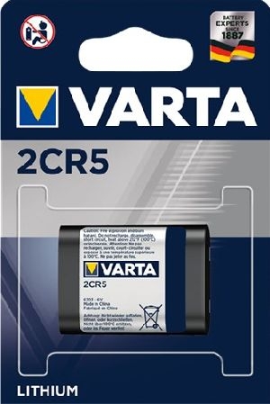 Varta 48157 2CR5 (6203) Batterie, 1 Stk. im Blister VPE Retail Blister Mindestbestellmenge 1