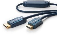 Clicktronic 44927 Aktives DisplayPort™-auf-HDMI™-Adapterkabel (4K/60Hz), 10 m - Premium-Kabel | 1x D