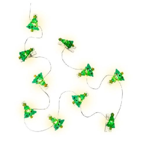Goobay 60254 10er LED-Fotoclips-Lichterkette "Tannenbaum" VPE Retail Box Mindestbestellmenge 1