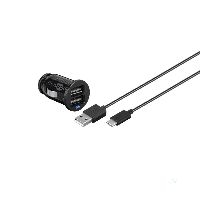 Goobay 58820 Dual-USB Auto-Ladeset USB-C™, USB-A (12 W)
