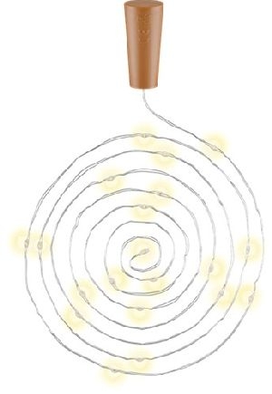 Goobay 49854 10x 20er LED-Flaschen-Lichterkette :