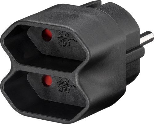 Goobay 51002 Steckdosenadapter VPE Bulk Mindestbestellmenge 1