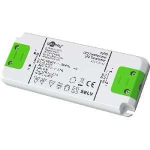 Goobay 65583 LED-Konstantstrom-Trafo 700 mA, 12 W, superflach VPE Retail Box Mindestbestellmenge 1