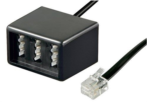 Goobay 68027 TAE Telefon-Adapter-Stecker VPE Bulk Mindestbestellmenge 10