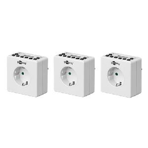 Goobay 55542 3er-Set, Digitale Zeitschaltuhr : VPE Retail Box Mindestbestellmenge 1