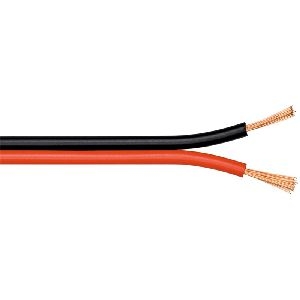 Goobay 59369 LSK 2x0,35 10m rot/schwarz CU, :
