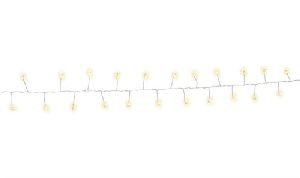 Goobay 57944 50er LED-Silberdraht-Cluster-Lichterkette :