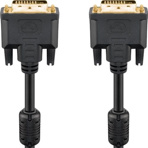 Goobay 93112 DVI-D Full HD-Kabel Dual Link, vergoldet VPE Bulk Mindestbestellmenge 1