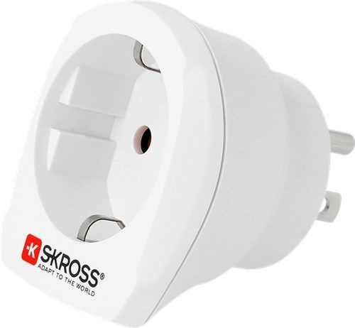 Skross 39772 Länderadapter Europa nach USA VPE Retail Box Mindestbestellmenge 1