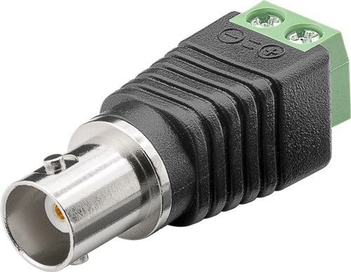 Goobay 76739 Terminal Block 2-pin > BNC-Buchse VPE Bulk Mindestbestellmenge 10