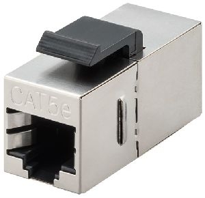 Goobay 51444 Keystone-Modul RJ45-Kupplung CAT 5e, STP VPE Bulk Mindestbestellmenge 1
