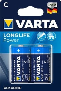 Varta 46824 Longlife Power LR14/C (Baby) (4914) - Alkali-Mangan Batterie (Alkaline), 1,5 V