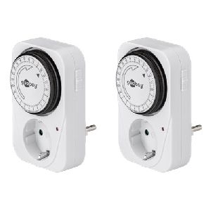 Goobay 55538 2er-Set, Analoge Zeitschaltuhr :