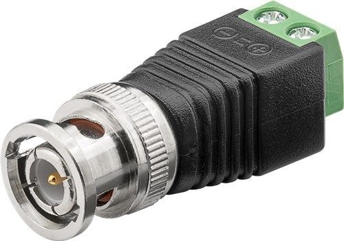 Goobay 76738 Terminal Block 2-pin > BNC-Stecker VPE Bulk Mindestbestellmenge 10