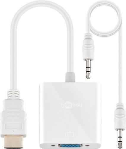 Goobay 51758 HDMI™/VGA-Adapter VPE Bulk Mindestbestellmenge 1