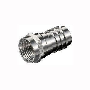Goobay 11861 Crimp F-Stecker 7,0 mm VPE Bulk Mindestbestellmenge 10