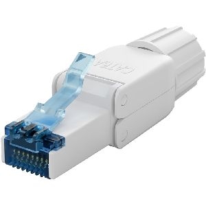 Goobay 65941 CAT 6A feldkonfektionierbarer RJ45-Stecker, UTP ungeschirmt VPE Bulk Mindestbestellmenge 1