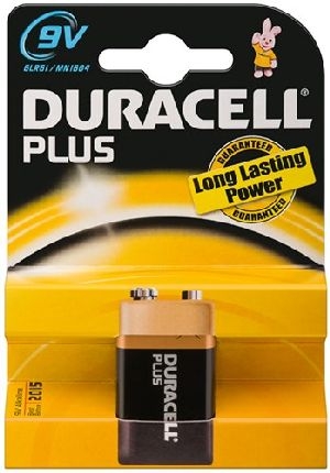 Duracell 48510 6LR61/6LP3146/9 V Block (MN1604) Batterie, 1 Stk. Blister