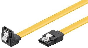 Goobay 95018 PC-Datenkabel, 6 Gbit/s, 90° Clip Kabellänge: 0.3 m