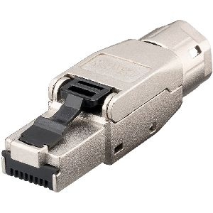 Goobay 61130 CAT 8.1 feldkonfektionierbarer RJ45-Stecker, STP geschirmt :